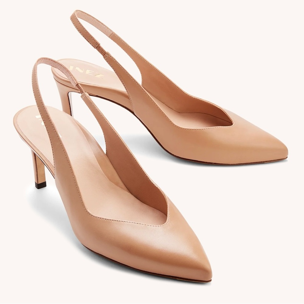 Chic Tan Slingback Heels